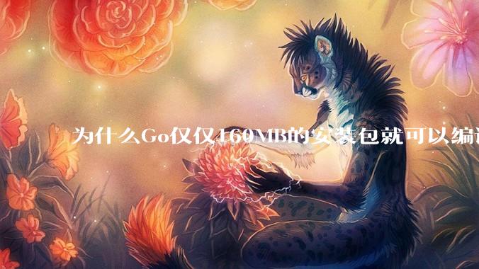 为什么Go仅仅160MB的安装包就可以编译程序，而Rust却还需要几个GB的VC++才能编译？