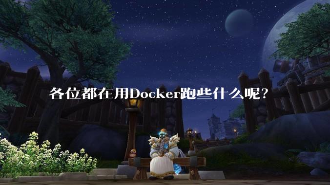 各位都在用Docker跑些什么呢？